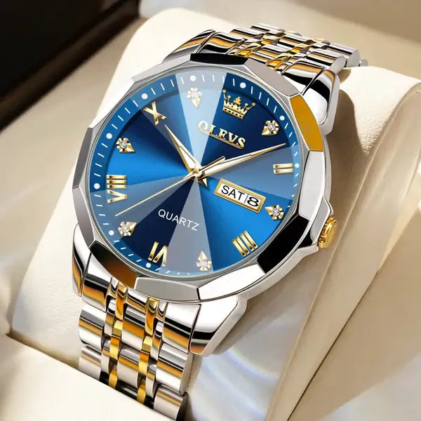 Relógio PREMIUM Luxury gold.