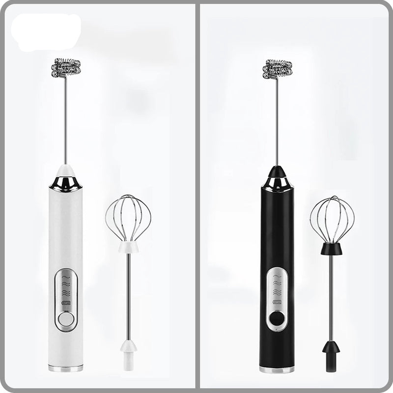 Batedor Misturador Mixer Elétrico para Bebidas Leite Café Portátil