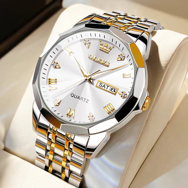 Relógio PREMIUM Luxury gold.